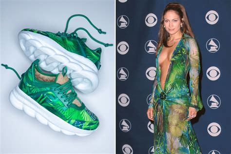 j lo original versace dress|jennifer lopez green Versace dress.